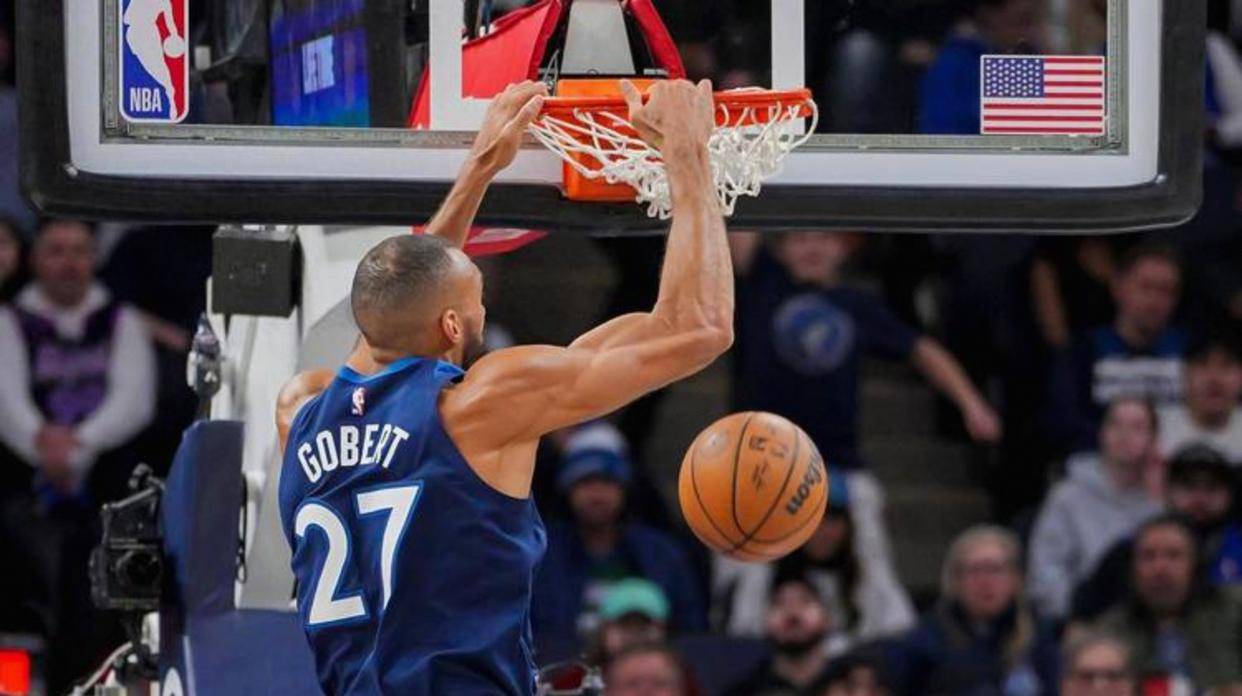 英超争冠之夜，戈贝尔进攻端无人可挡